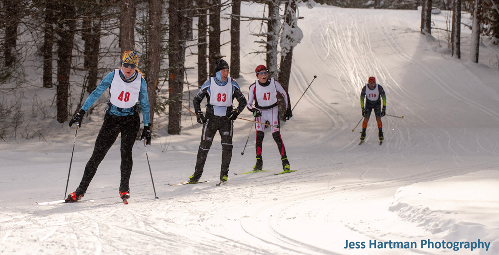 XC Skiers at Forbush 4