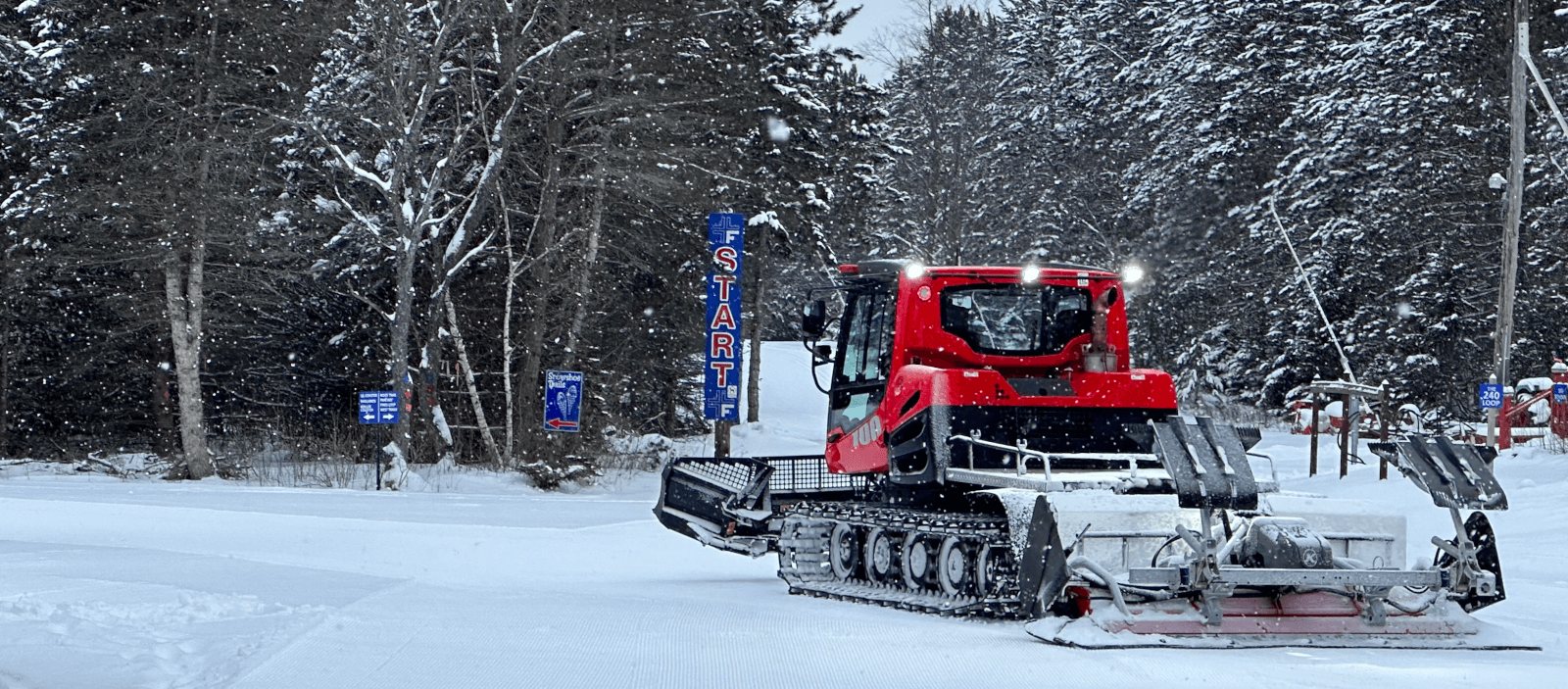 Grooming with Piston Bully at Forbush Corner Nordic