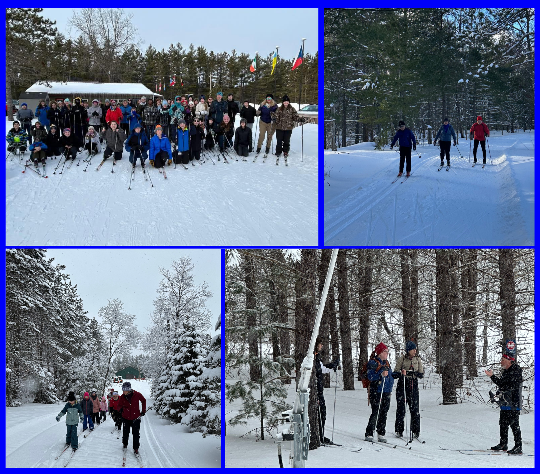 XC Skiers at Forbush 